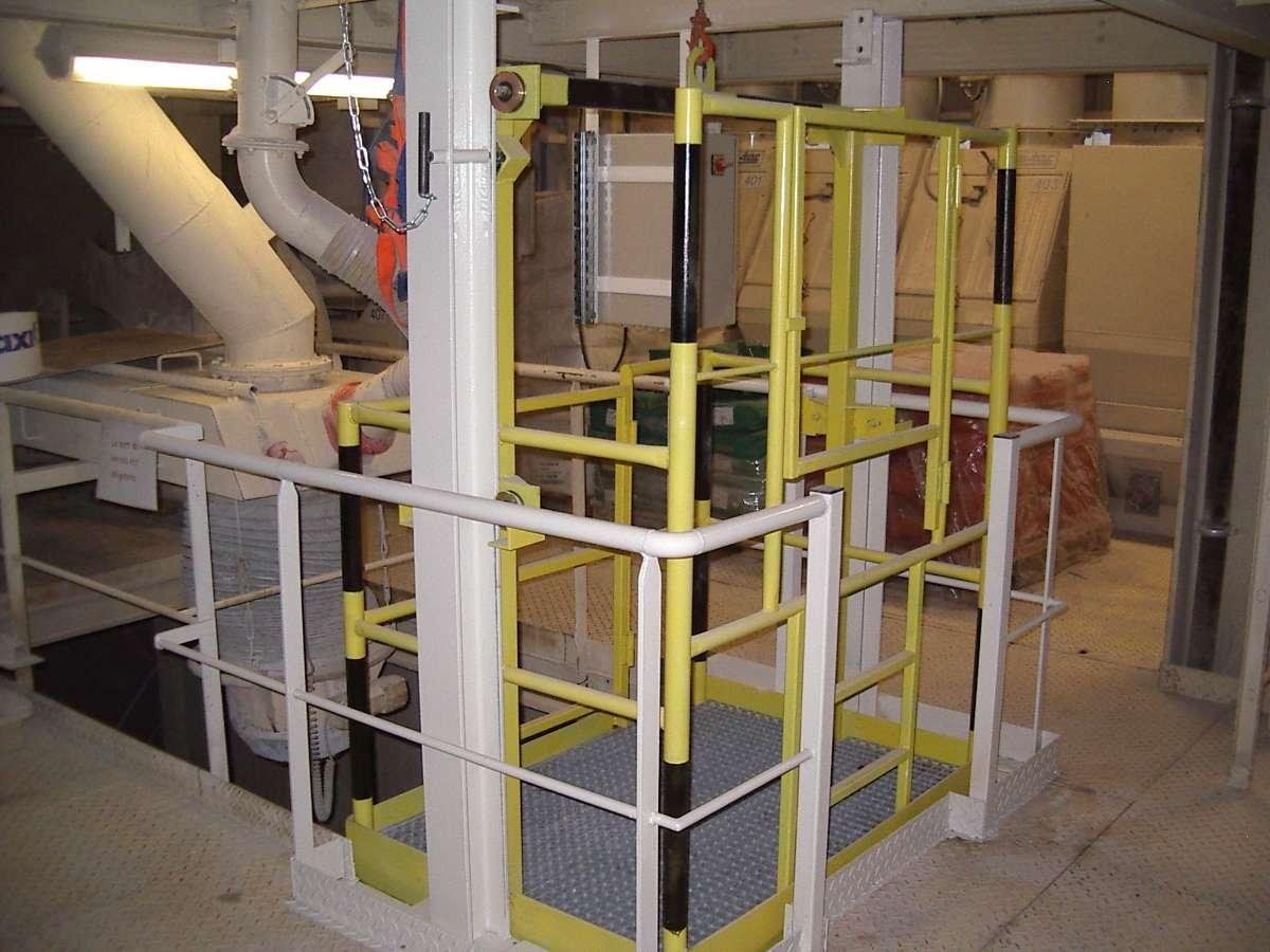 Ascenseur d'acces cimenterie