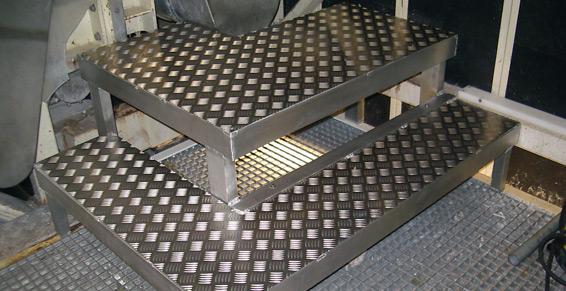 Passerelle aluminium