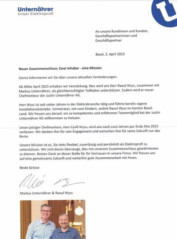 Justin Unternährer AG