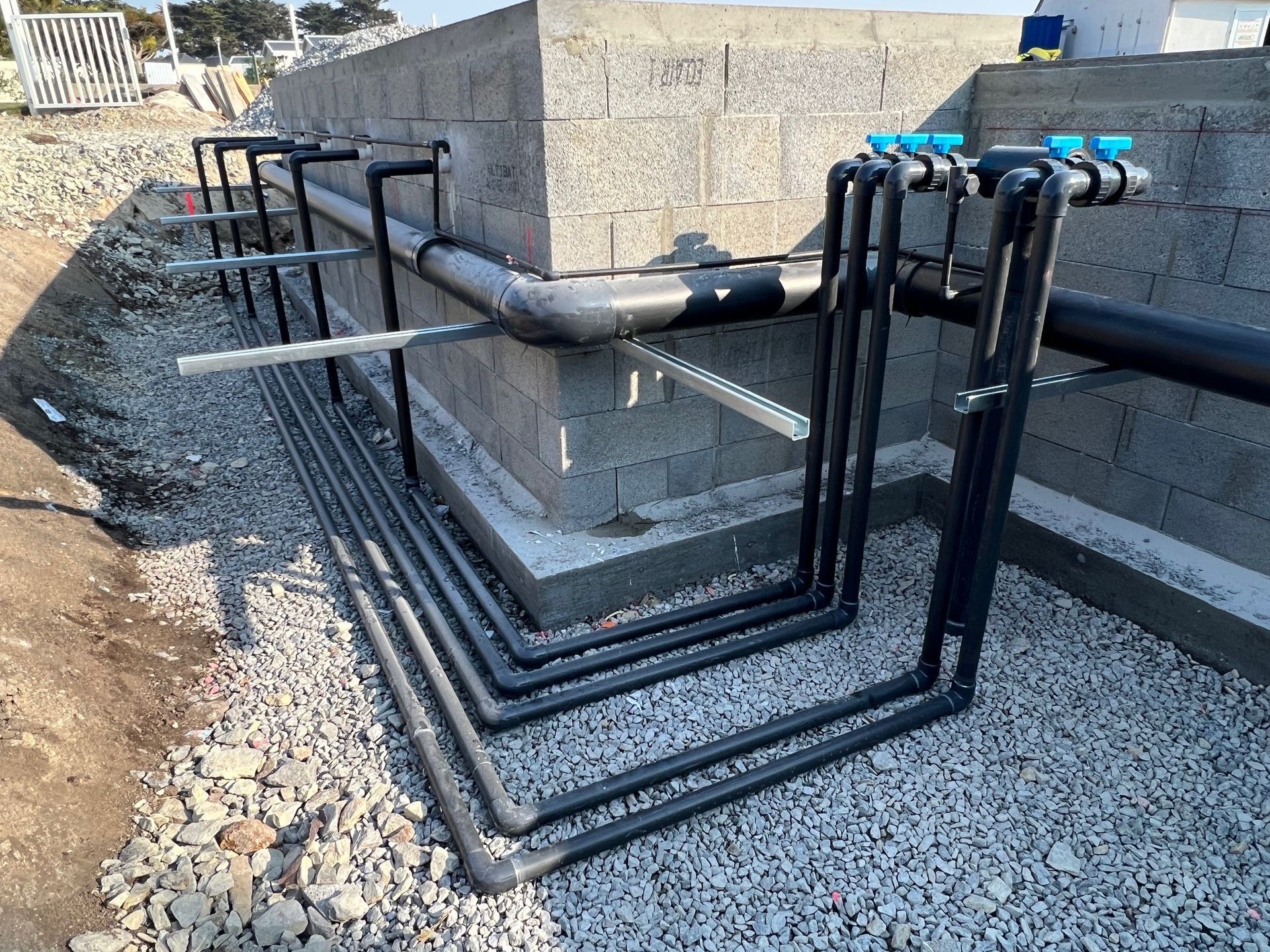 Réseau hydraulique d'une piscine