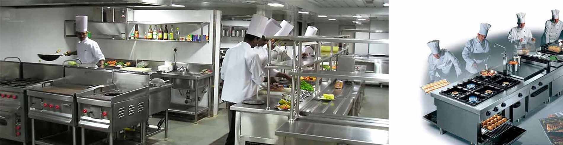 Una imagen de una cocina con un chef y una imagen de una estufa.