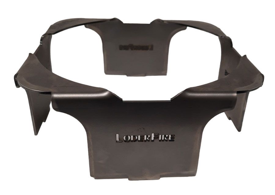 Schwarze LoudLink-Komponente aus Kunststoff für ein Fahrzeug.