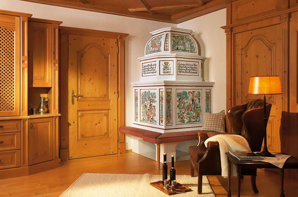 Kachelöfen mit Keramik von Sommerhuber