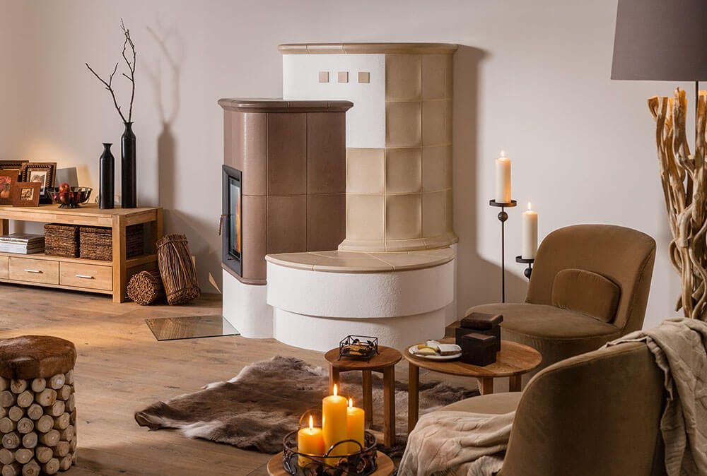 Kachelöfen mit Keramik von Sommerhuber