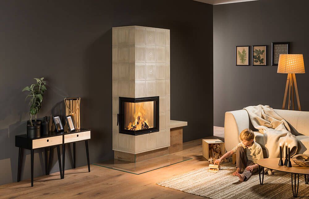 Kachelöfen mit Keramik von Sommerhuber