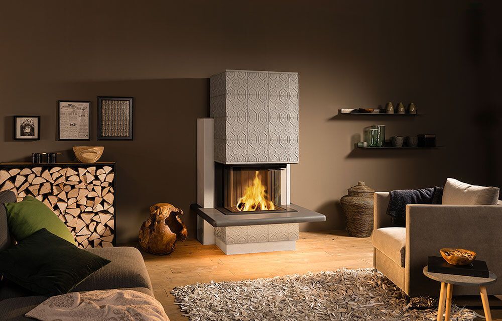 Kachelöfen mit Keramik von Sommerhuber