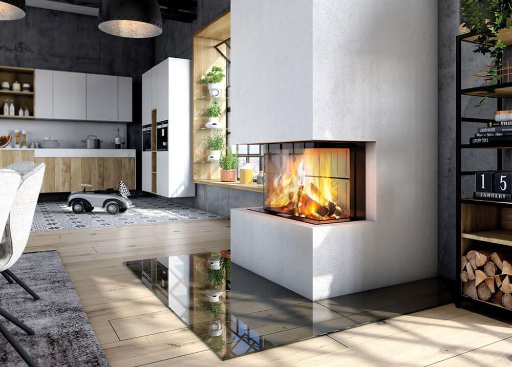 Kamine mit Kamineinsatz von Spartherm