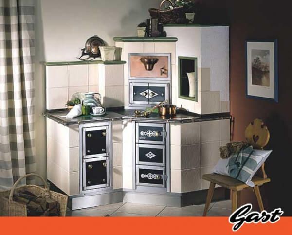 Kachelherde von Gast Herd- & Metallwarenfabrik