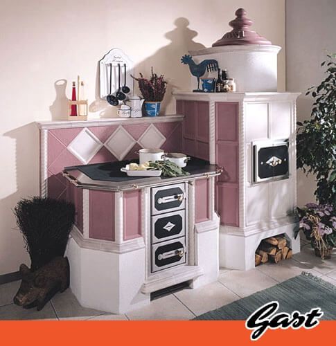 Kachelherde von Gast Herd- & Metallwarenfabrik