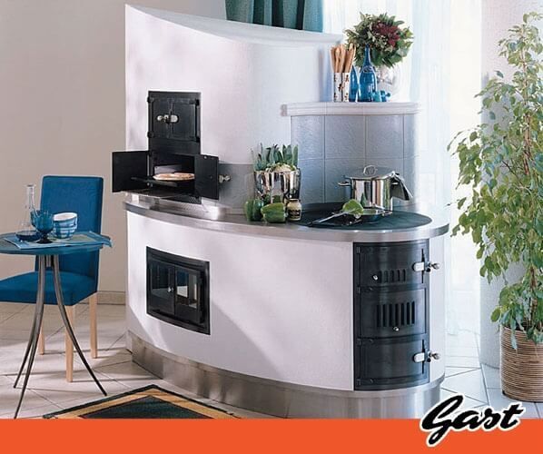 Kachelherde von Gast Herd- & Metallwarenfabrik