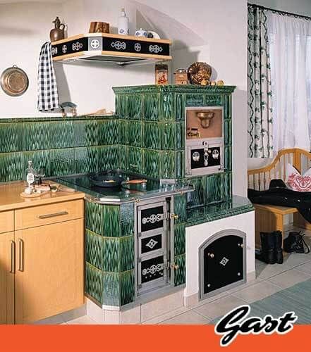 Kachelherde von Gast Herd- & Metallwarenfabrik