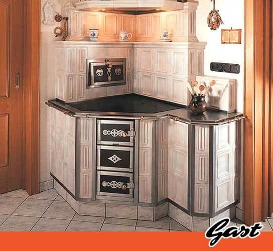 Kachelherde von Gast Herd- & Metallwarenfabrik