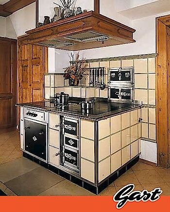 Kachelherde von Gast Herd- & Metallwarenfabrik