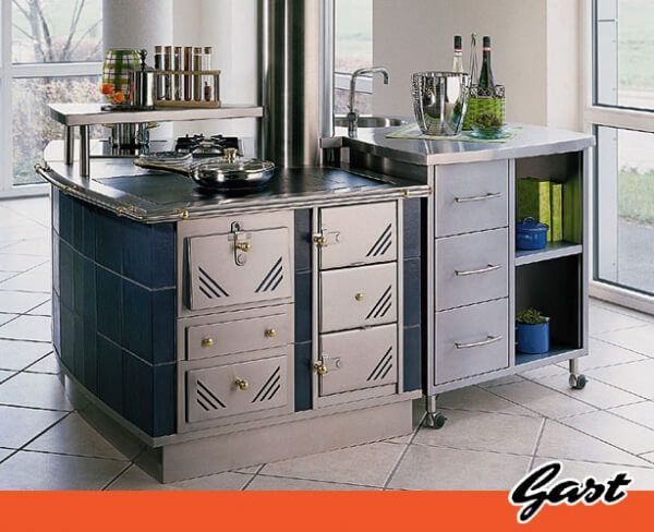 Kachelherde von Gast Herd- & Metallwarenfabrik