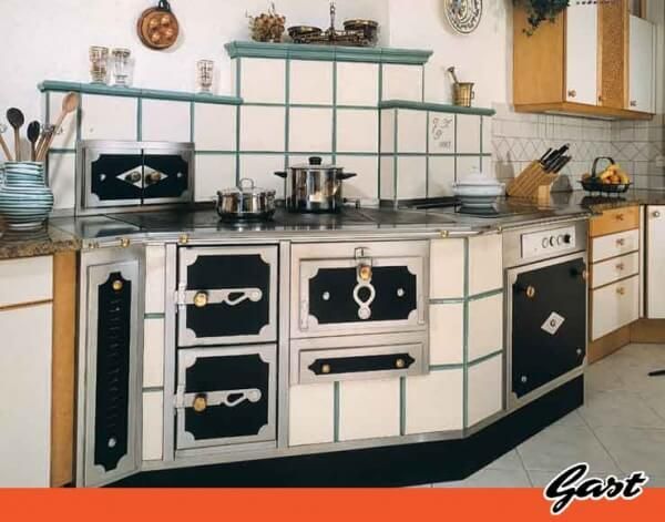 Kachelherde von Gast Herd- & Metallwarenfabrik