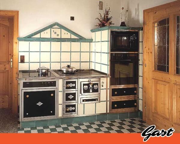 Kachelherde von Gast Herd- & Metallwarenfabrik