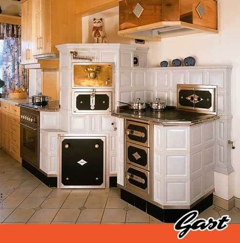 Kachelherde von Gast Herd- & Metallwarenfabrik