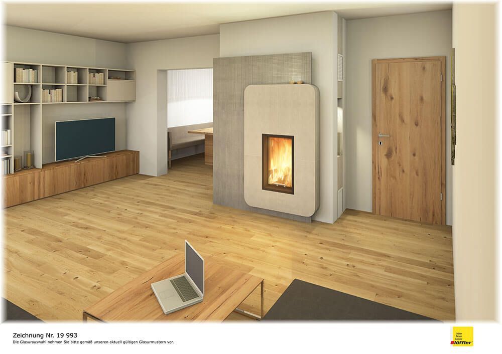 Kachelöfen mit Keramik von Sommerhuber