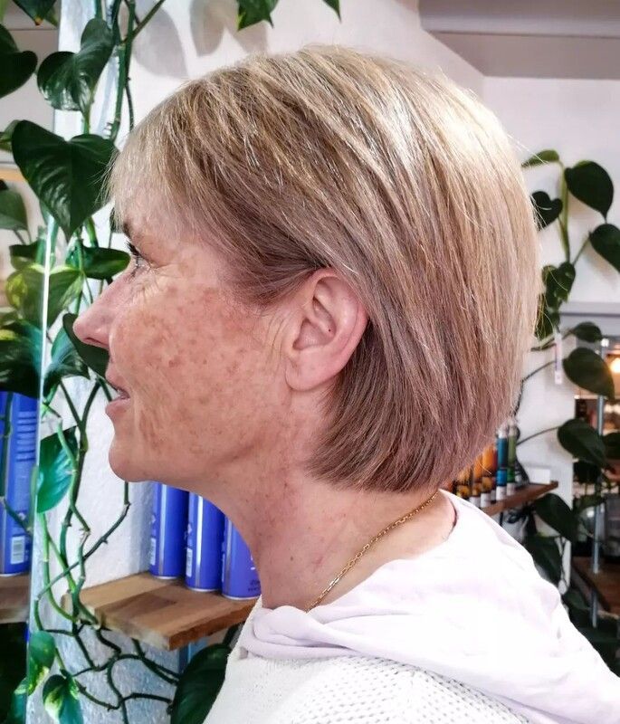 coupe de cheveux au carré