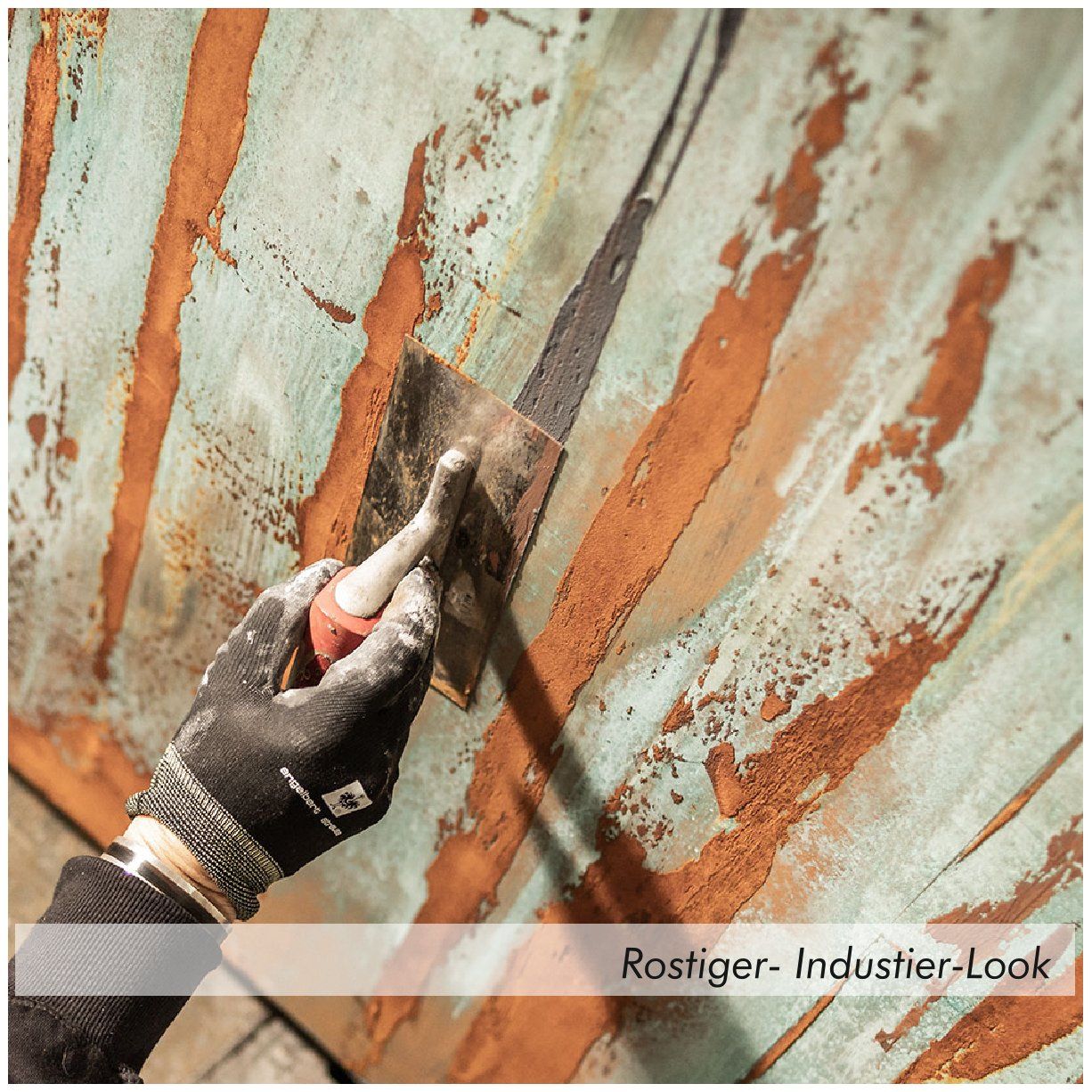 Malerarbeiten im rustikalen Industrielook