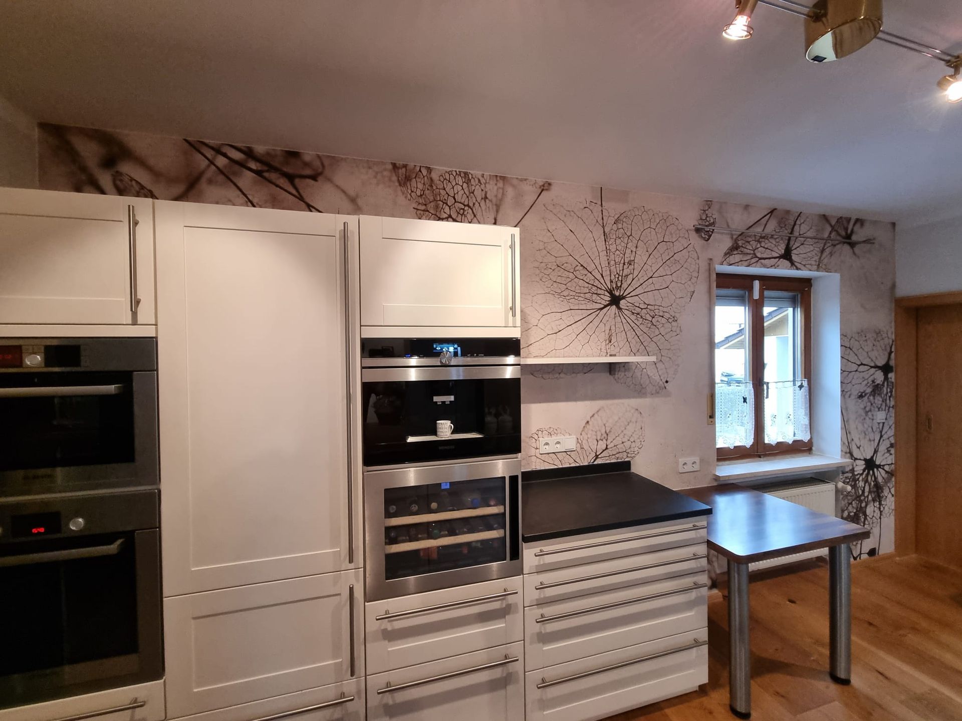 Küche mit einer Pusteblume Fototapete