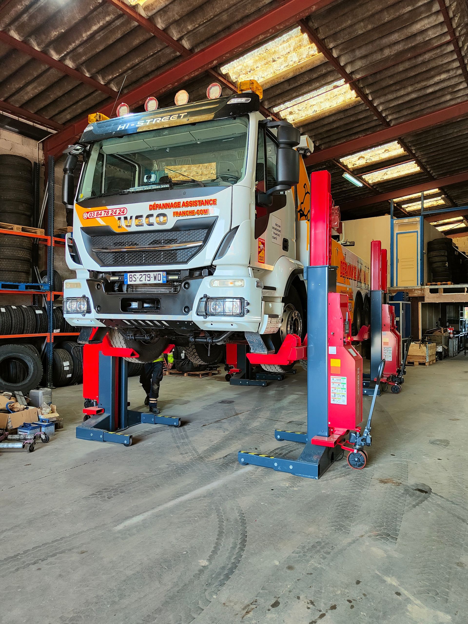 Dépannage véhicule poids lourd