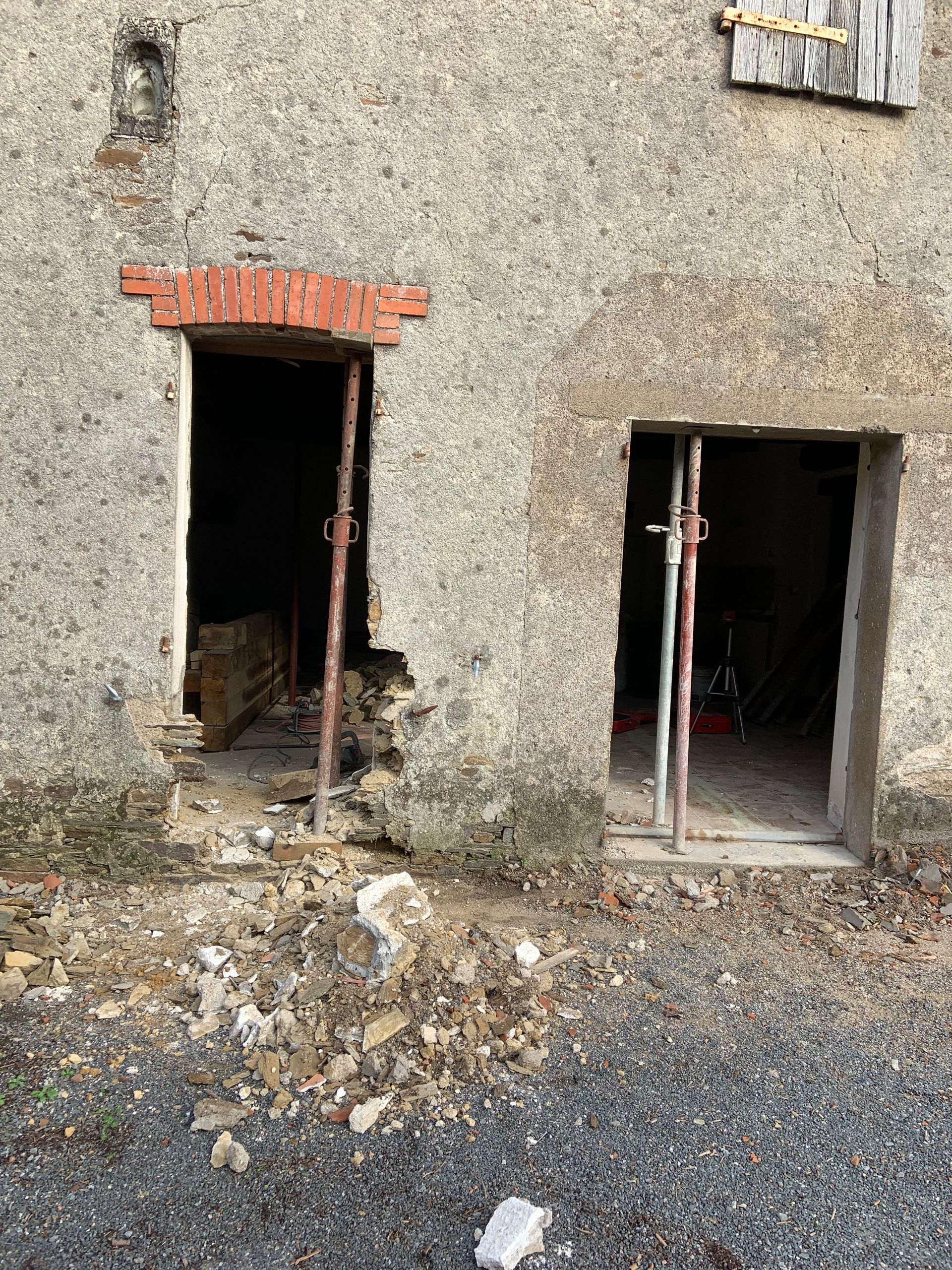 Ouverture de murs sur l'extéireur