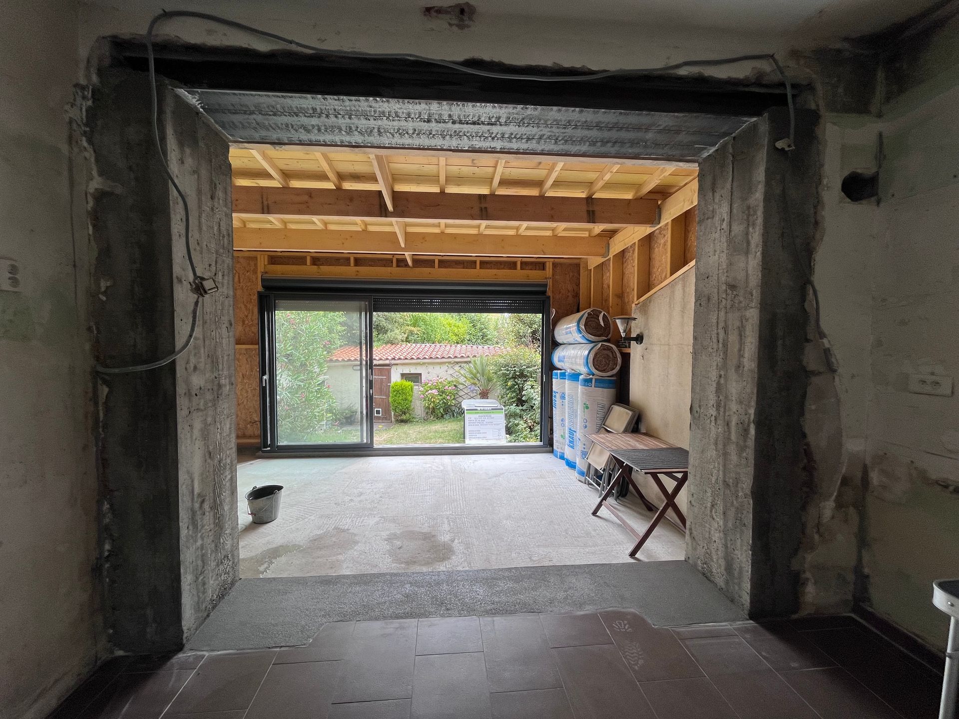 Création d'extension avec ouverture sur l'extérieur