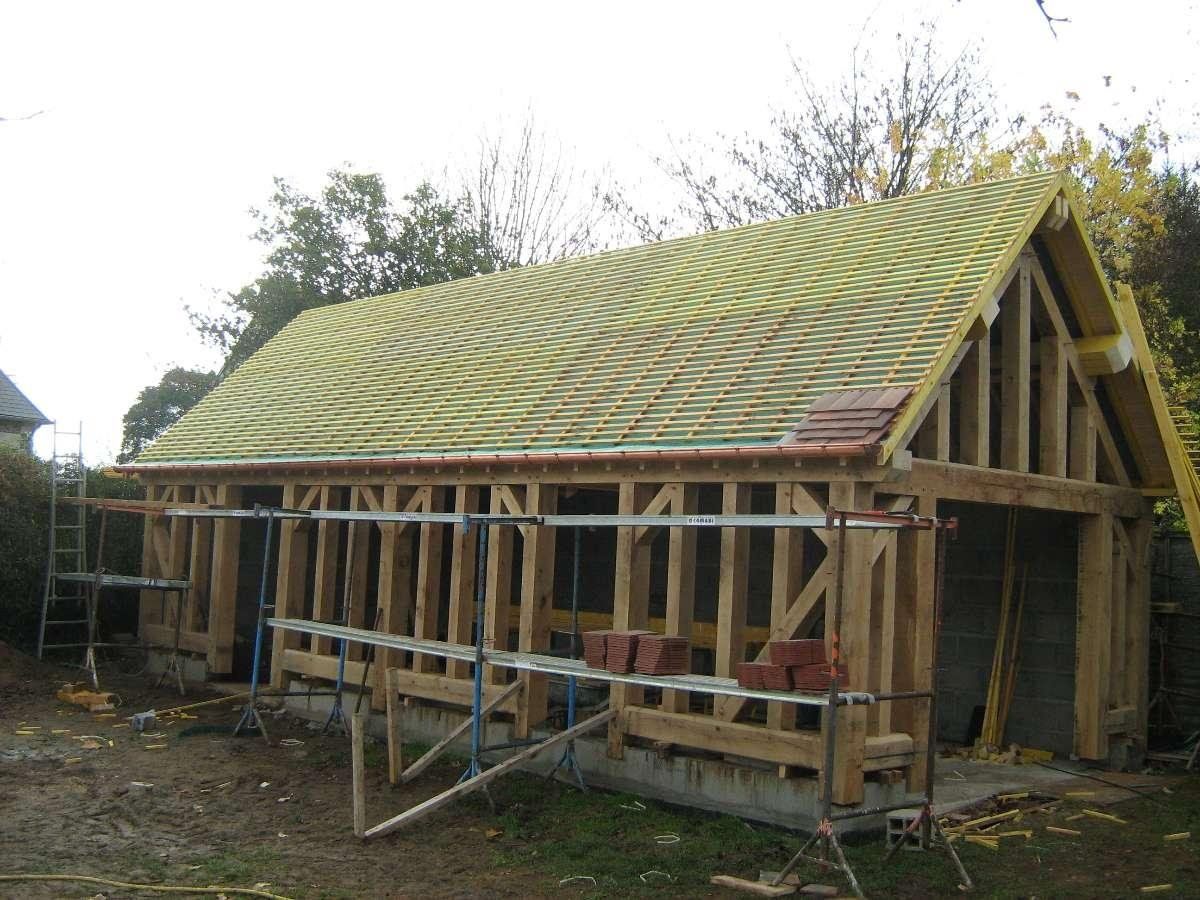 Colombage et couverture