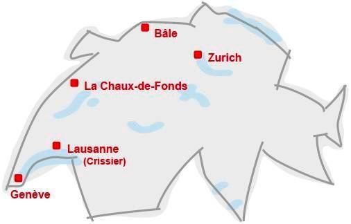 CGC Energie – Five branches in Switzerland