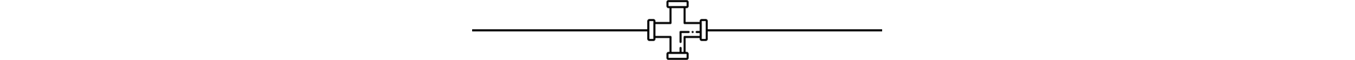 Dessin d'un tuyaux en forme de croix