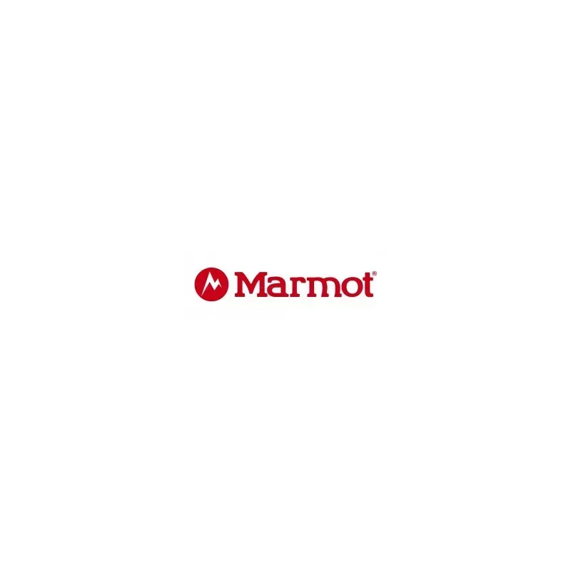 Logotipo de Marmot en rojo sobre fondo blanco
