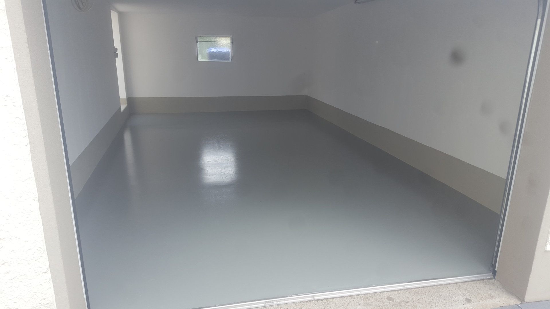 Frisch gestrichener Raum