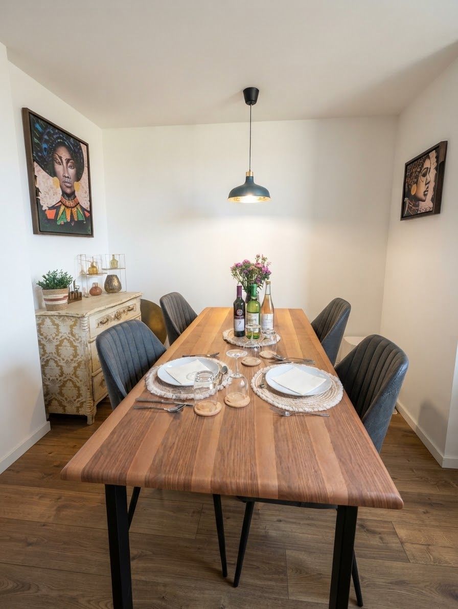 Essbereich der Ferienwohnung ALLROOM in Unterschleißheim