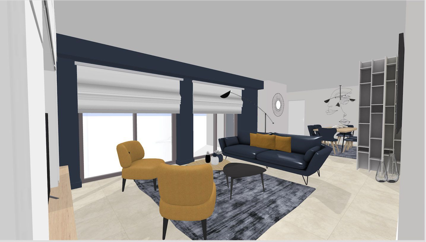 Visuel d'un aménagement de salon