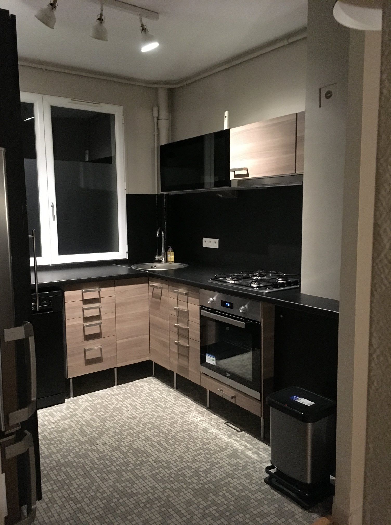 Falc’hun Marianne : rénovation d'une cuisine noire