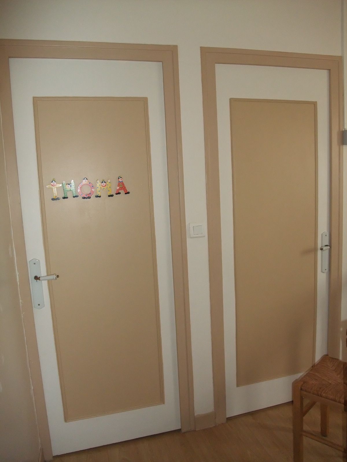 Couloir d'une maison avant travaux