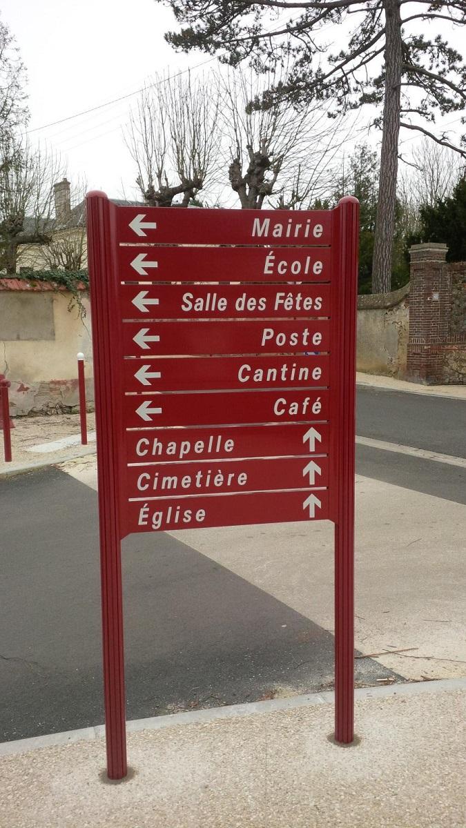 Panneau à Charonville en Eure-et-Loir