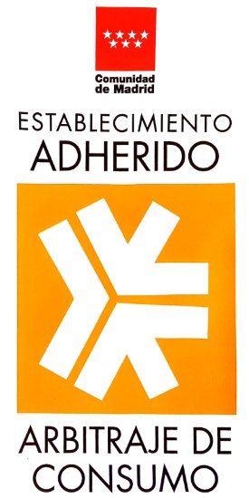 Un cartel que dice arbitraje de consumo.