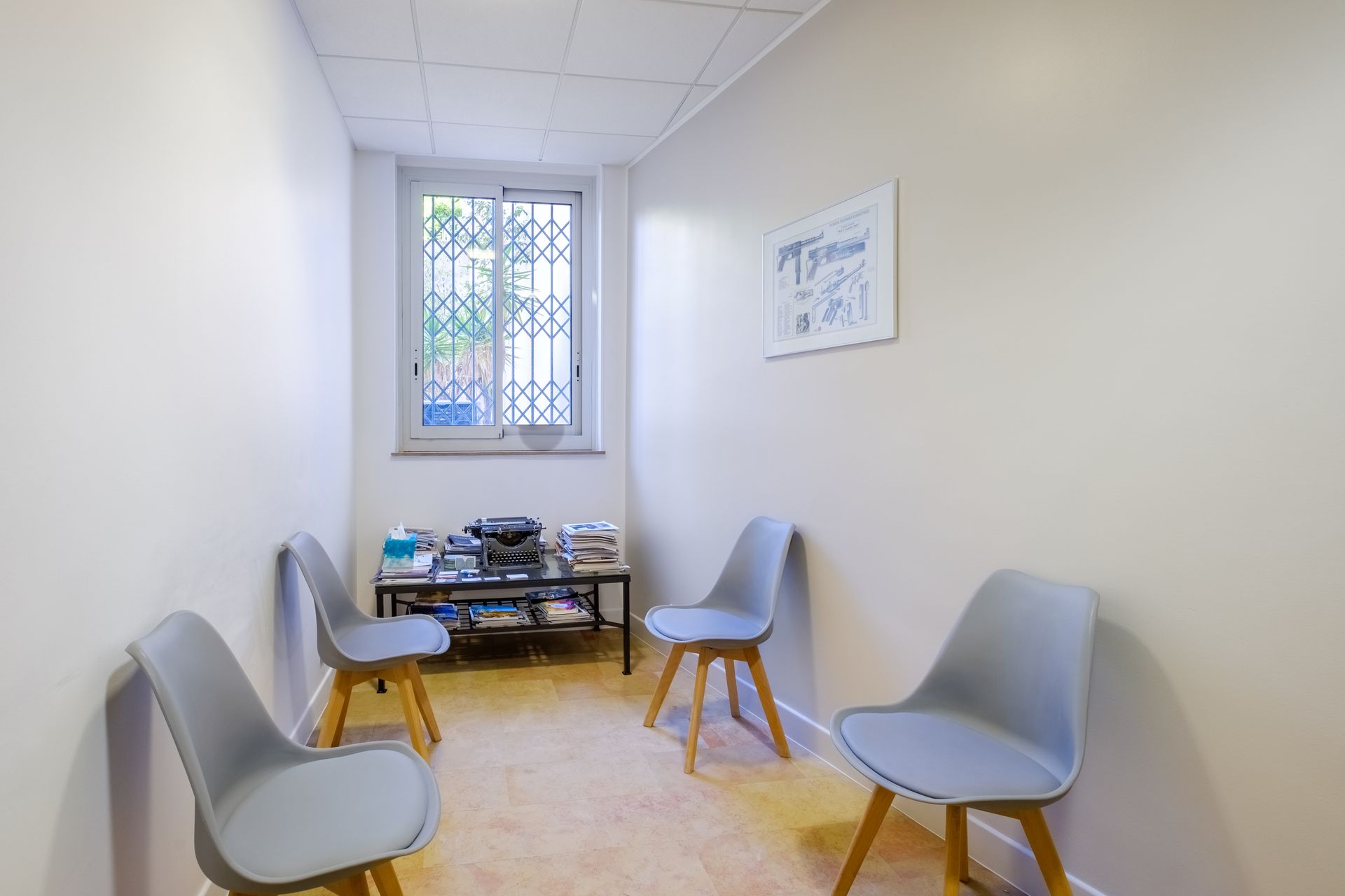 Salle d'attente du cabinet