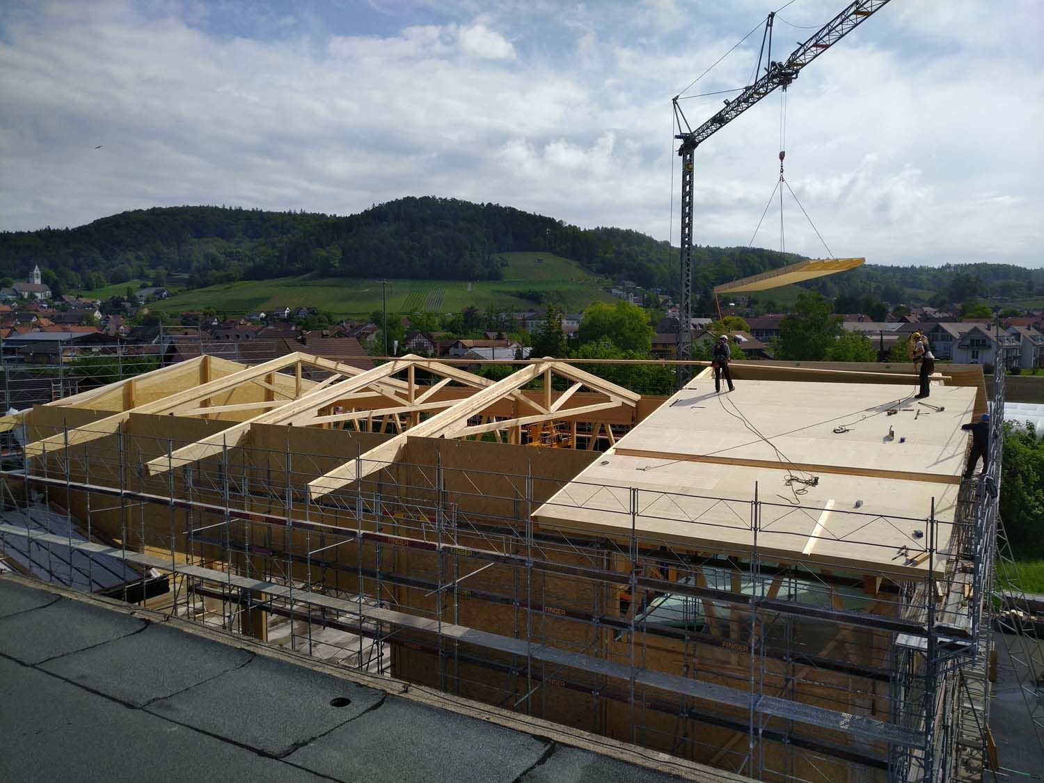 Neubau/Abbundhalle - Walter Schwendimann AG – Unterstammheim