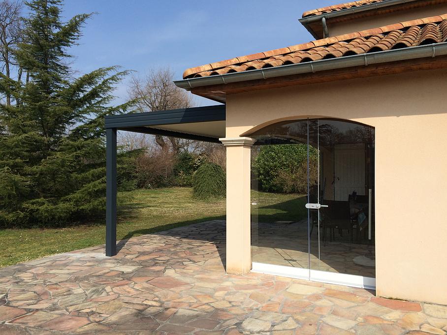 Extension de maison en pergolas
