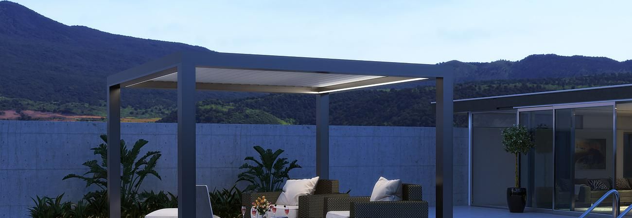 Pergolas pour salon extérieur