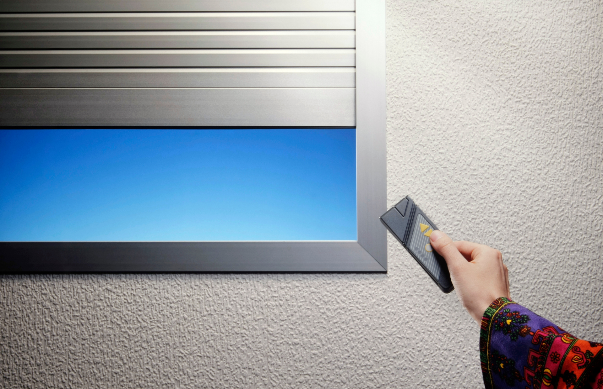 Volet roulant motorisé avec une télécommande