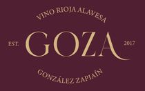 Un fondo burdeos con la palabra goza en él.
