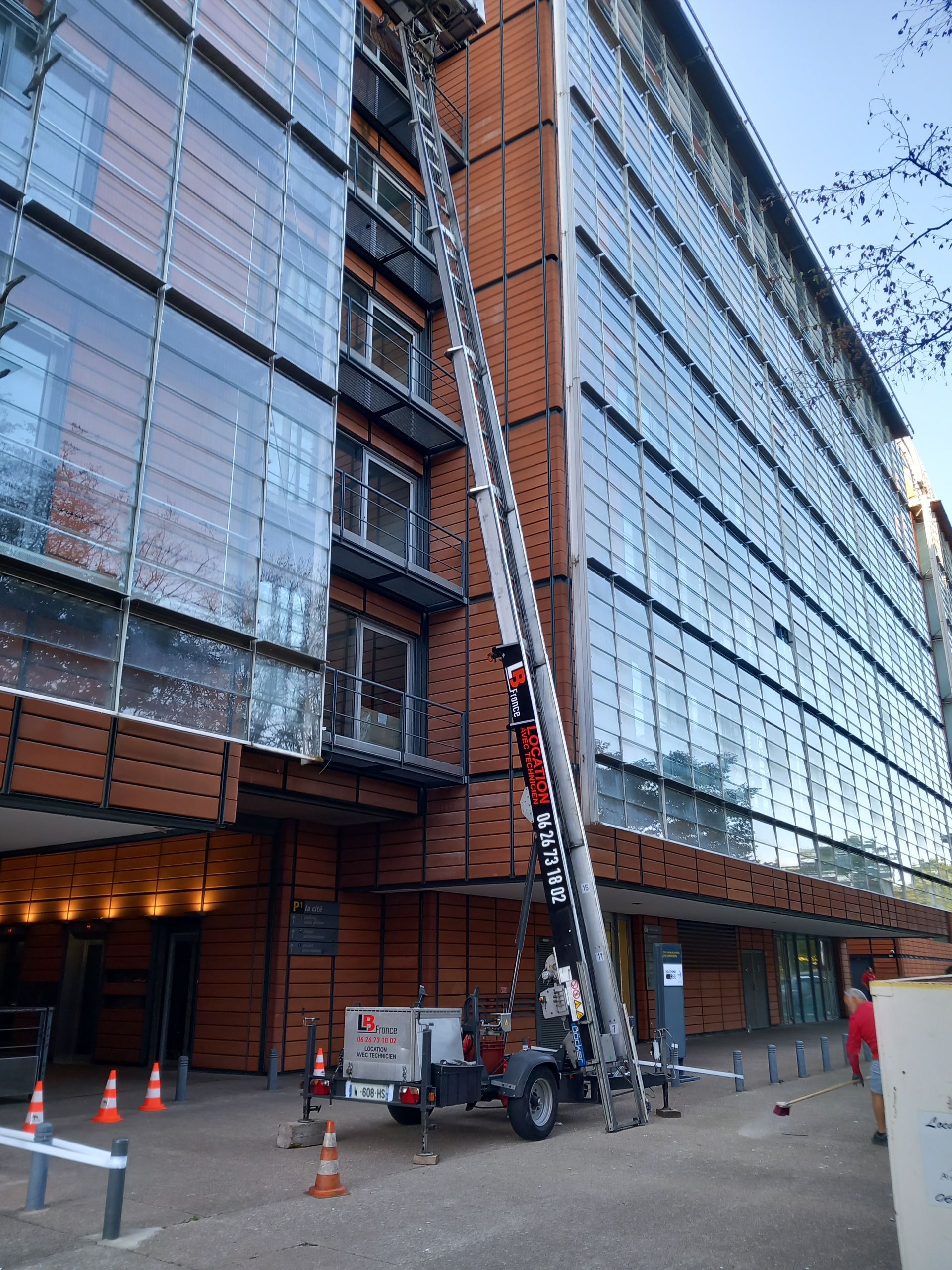 Nacelles pour déménagement de bureaux