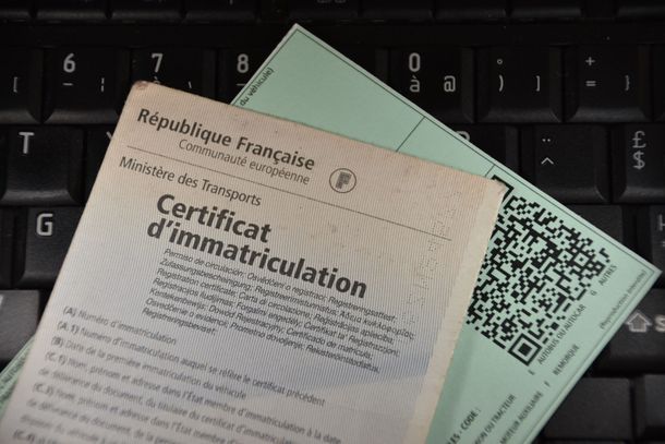 Certificat d'immatriculation