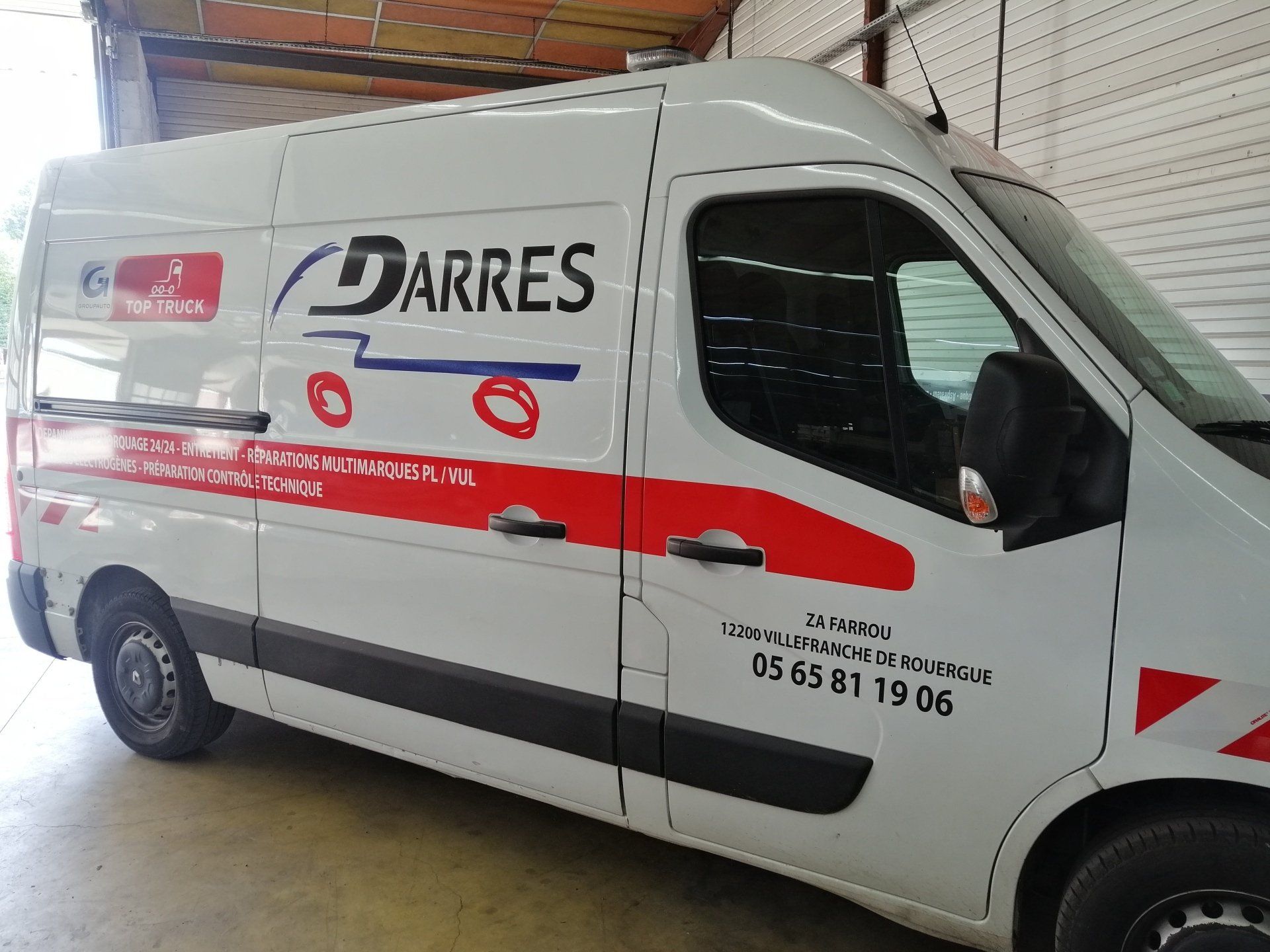 Camion de dépannage rapide