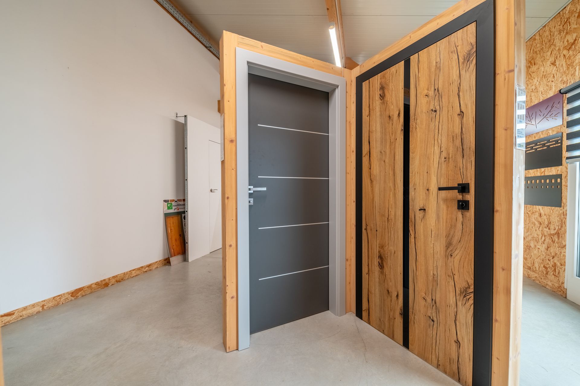 Deux portes intérieures