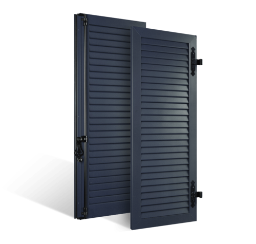 Aluminium avec lames jointives au tiers

